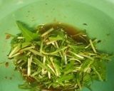 簡単…えのきの梅肉つまみ作り方4写真