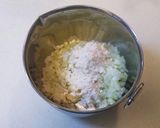 お麩マジック★チーズハンバーグ作り方1写真