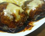 お麩マジック★チーズハンバーグ作り方6写真