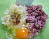 レンジで簡単！煮込みキャベツハンバーグ作り方1写真