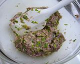 和風！キャベツハンバーグ煮作り方2写真