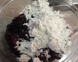 クランベリー入り覆盆子酒ケーキ作り方7写真