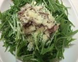 水菜とカリカリベーコンのサラダ作り方4写真