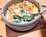 鍋１つ☆水菜と鶏胸肉のマカロニグラタン作り方13写真