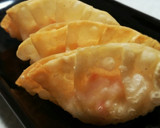 節約☆かさ増しエビフライ風餃子作り方5写真