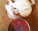 新玉ねぎのはごろも煮あえ作り方1写真