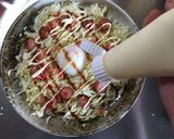 春キャベツのお好み焼き風シーザーサラダ作り方4写真