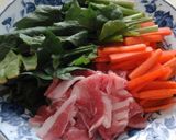 残った野菜とお肉で簡単ヘルシーおつまみ作り方1写真