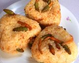 春の味覚✿﻿変わり種つくしの焼きおにぎり作り方4写真