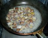 超自己流あさりのパスタ（水菜入り）作り方2写真
