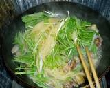 超自己流あさりのパスタ（水菜入り）作り方3写真