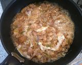 甘〜い♪つゆだくの親子丼作り方6写真