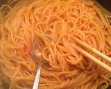 ナポリタンを鍋一つで!新玉ねぎ&春キャベ作り方6写真