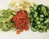 ヘルシー&栄養満点！生野菜のせ冷や奴☆作り方1写真