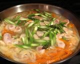 フライパンで出来るアスパラガス入り親子丼作り方2写真