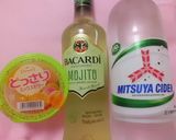 バカルディ＊大人のフルーツポンチゼリー作り方1写真