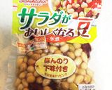 菜の花とサラダ豆の簡単柚子胡椒サラダ作り方3写真