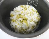 一緒に炊くだけ　簡単菜飯作り方4写真
