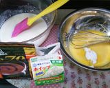 プリン生地を普通のプリン&ココア２味に♪作り方1写真