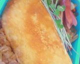 卵１個でモンサンミッシェル風卵焼き作り方7写真