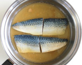 鯖の煮つけ＊はちみつ塩レモンと醤油で作り方6写真
