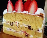 苺のホワイトチョコケーキ作り方17写真