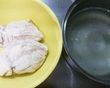 炊飯器で蒸し鶏&鶏スープ作り方7写真