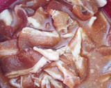 にんにくの芽と豚肉の甘辛炒め作り方2写真