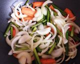 にんにくの芽と豚肉の甘辛炒め作り方3写真