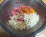ピンクペッパーの香り豊かなハンバーグ作り方3写真