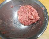 ピンクペッパーの香り豊かなハンバーグ作り方4写真