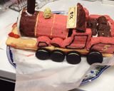 機関車トーマス★ジェームスの立体ケーキ作り方15写真