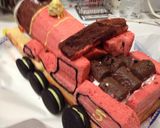 機関車トーマス★ジェームスの立体ケーキ作り方17写真