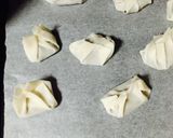 餃子の皮でチョコパイもどき作り方1写真