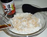 ガーリック風味のチーズ入り焼きおにぎり作り方1写真
