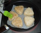 ガーリック風味のチーズ入り焼きおにぎり作り方4写真