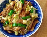 豚肉、キャベツとピーマンの甘辛炒め作り方10写真