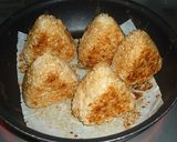 ガーリック風味のチーズ入り焼きおにぎり作り方6写真