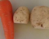 れんこんの茶色くないきんぴら作り方1写真