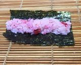 行楽・パーティに♫お花の巻きぎり♡作り方3写真