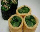 なばなの卵巻きと海苔巻き作り方10写真