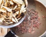 牛肉とごぼうと豆腐の味噌煮作り方2写真