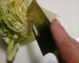 キャベツの千切り垂直切りでシャキッ！作り方1写真