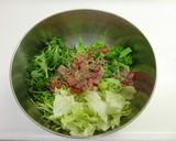 ベーコン＆じゃこのせグリーンサラダ作り方4写真