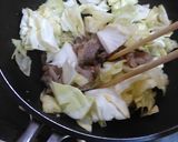 牛肉とキャベツの甘辛みそ炒め作り方5写真