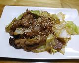 牛肉とキャベツの甘辛みそ炒め作り方7写真