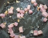 にんにく焦がし醤油☆野沢菜チャーハン作り方3写真