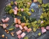 にんにく焦がし醤油☆野沢菜チャーハン作り方4写真