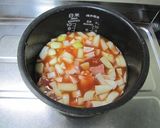 炊飯器でチキンライス作り方3写真
