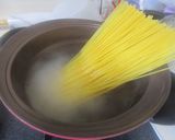 鴨肉とほうれん草のペペロンチーノ作り方1写真